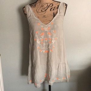 Free People boho shirt or dress women’s small